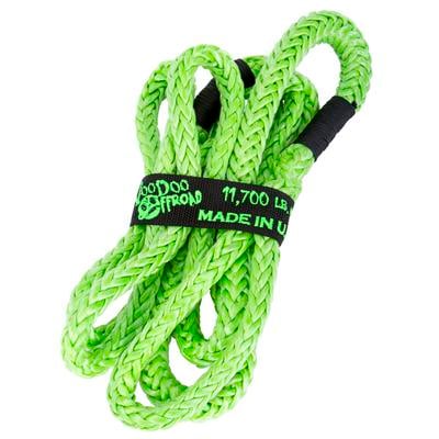 VooDoo Offroad 1/2" x 10' UTV Kinetic Recovery Rope (Green) - 1300006